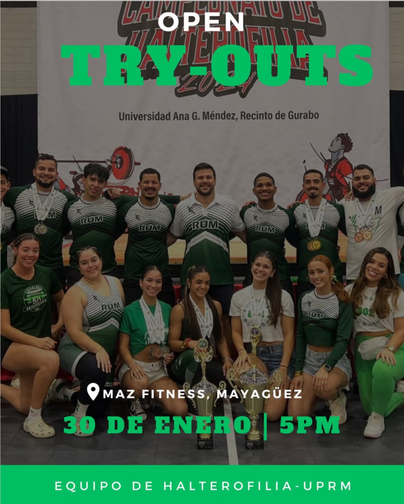 UPRM Halterofilia Tryout